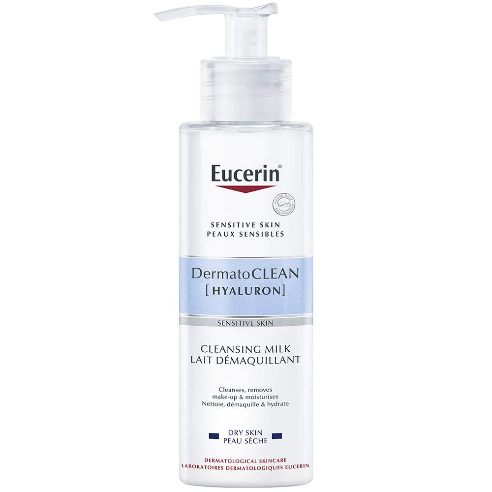 Eucerin DermatoCLEAN + Hyaluron Gentle Face Cleansing Milk 200ml