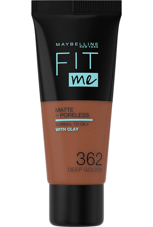 Maybelline Fit Me Foundation, Matte & Poreless, Full Coverage Blendable Norma...