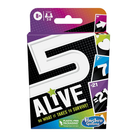 Hasbro Gaming 5 Alive Card Game, Kids Game, Fun Family Game for Ages 8 and Up...