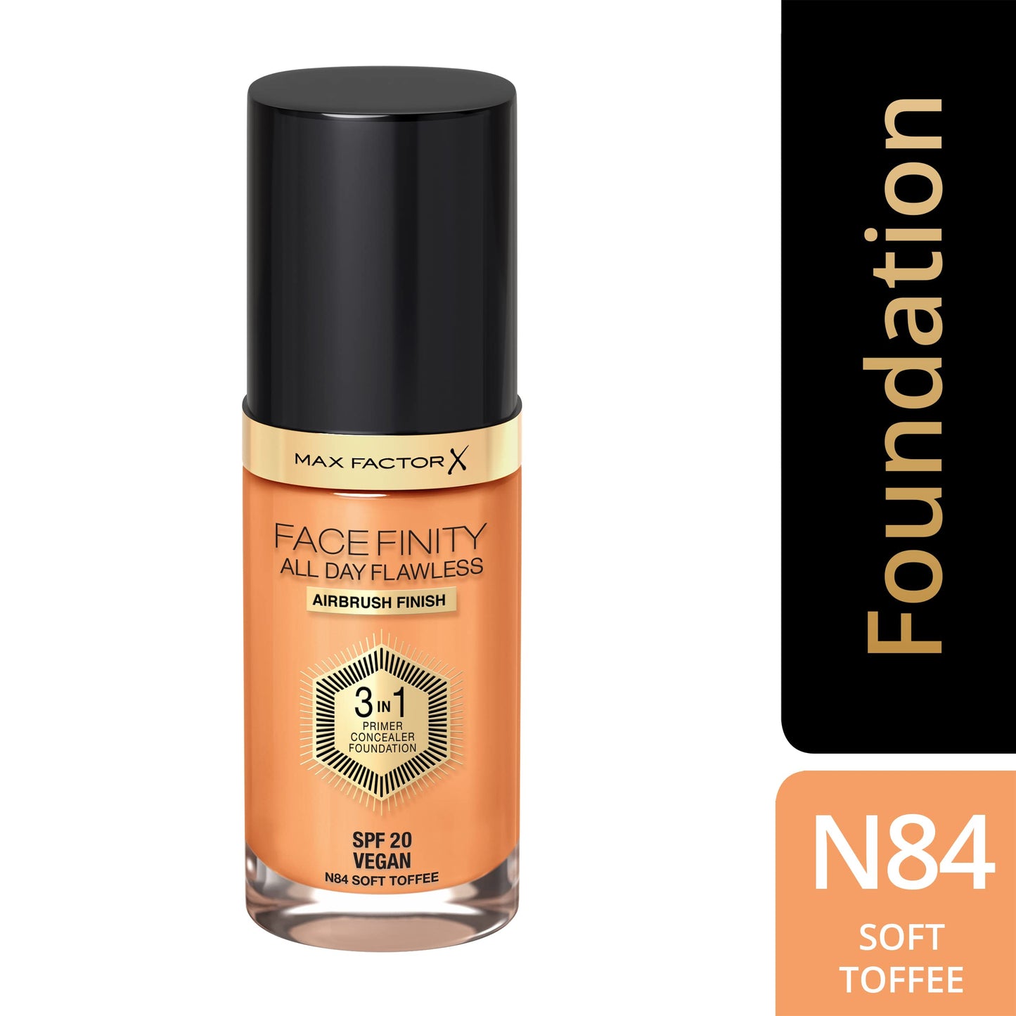 Max Factor Facefinity 3-in-1 All Day Flawless Liquid Foundation, SPF 20 - 84 ...