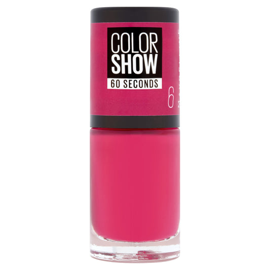 Maybelline Color Show 6 Bubblicious - nail polishes (Pink, Bubblicious, France)