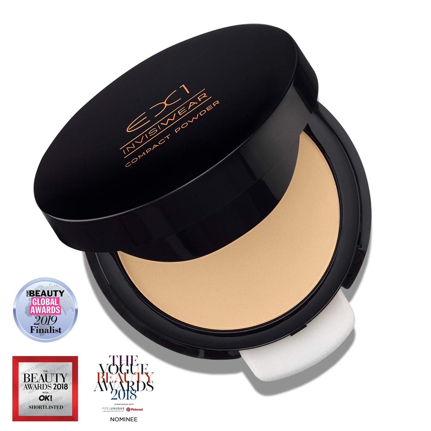 EX1 Cosmetics Black Compact Powder (2.0)