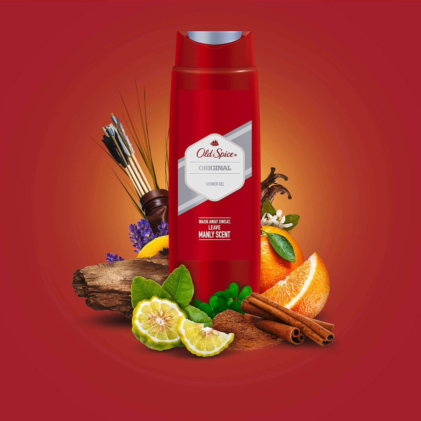 Old Spice Original Men's Shower Gel 6 Pack (6 x 400 ml)