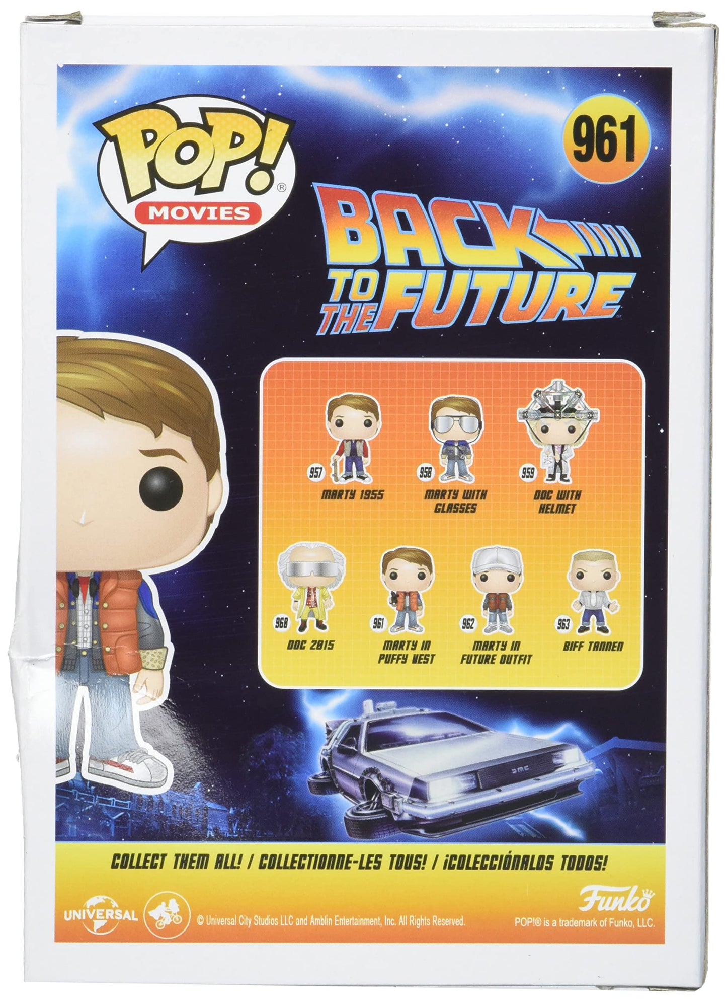 Funko POP! Movies: Back to the Future - Marty in Puffy Vest Collectible Funko...